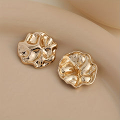 Metal Fried Dough Twists Hand Sewing Button Coat Woolen Cloth Decoration