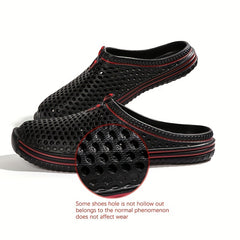 Men's Lightweight Comfy Clogs Hollow Out Non Slip Garden Shoes
