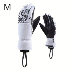 Winter Windproof Skiing Gloves Waterproof Plush Screen Touchable
