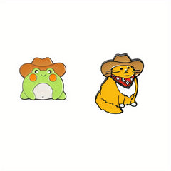 Cat Funny Enamel Pins for Bags Jackets Hat Decoration
