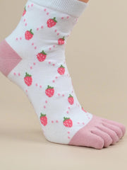 10 Pairs Cartoon Animal Print Socks Women's Stockings