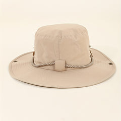 Western Sun Hat Beige Boonie Hat Unisex UV Protection