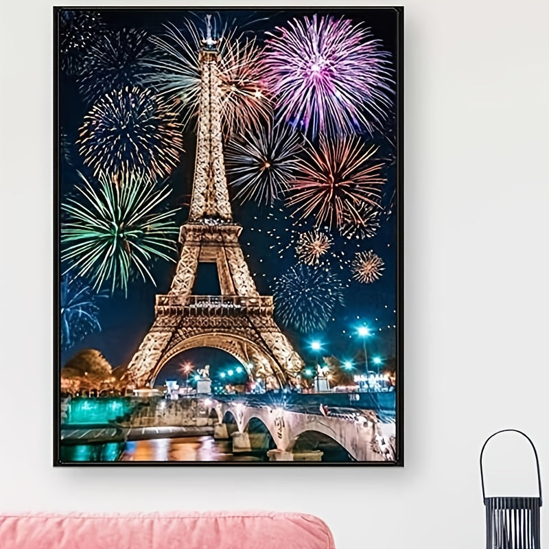 5D DIY Diamond Painting - Eiffel Tower Wall Decor Set