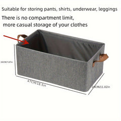 1pc Clothes Storage Box for Pants Sweaters Shirts Underwear Socks