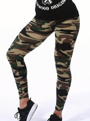  Camo High Rise Stretch Leggings