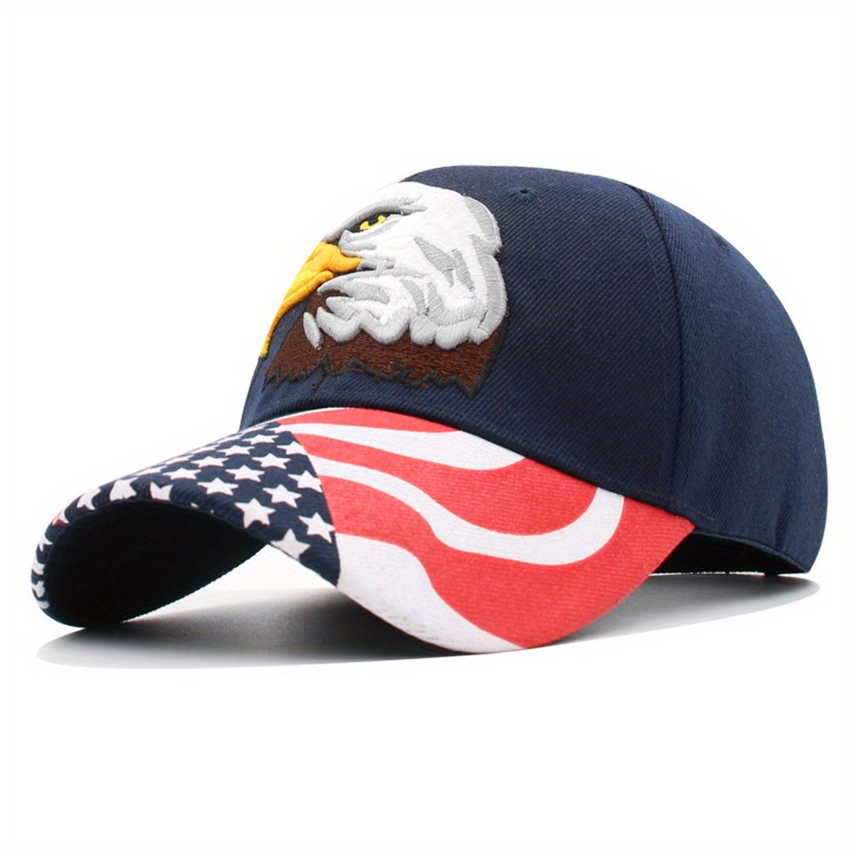 American Flag Baseball Cap Eagle Embroidery Unisex Sun Hat