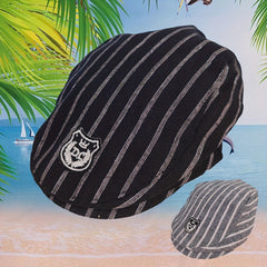 Striped Forward Hat Duck Tongue Hat For Boys