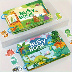 Interactive Alphabet Sticker Book for Ages 3-6
