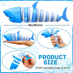 Stretch Shark Stress Reliever Fidget Slug Toy for Adults & Kids