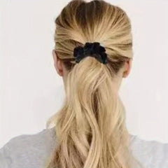 12pcs Velvet Scrunchies Hair Tie Elastic Ponytail Holder Hair Ring
