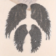 4pcs Wings Embroidery DIY Patch Decorative Accessories for Clothes Backpack Hat