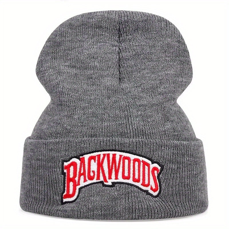 Hip hop Style Knitted Hat With Embroidery for Men