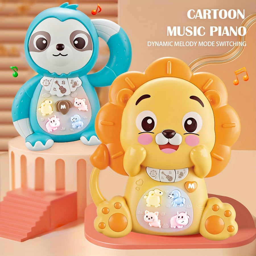 Cartoon Animal Electronic Keyboard Multifunctional Lighting Finger Keyboard Toy