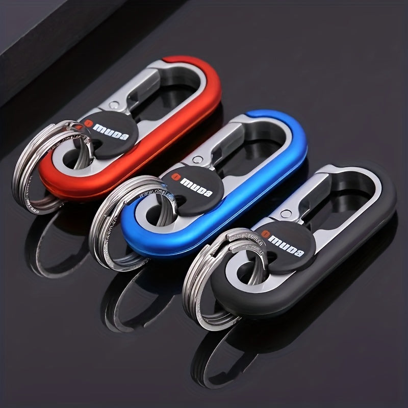 1pc Car Accessories Key Chain Metal Key Ring Men's Waist Hanging Key Pendant