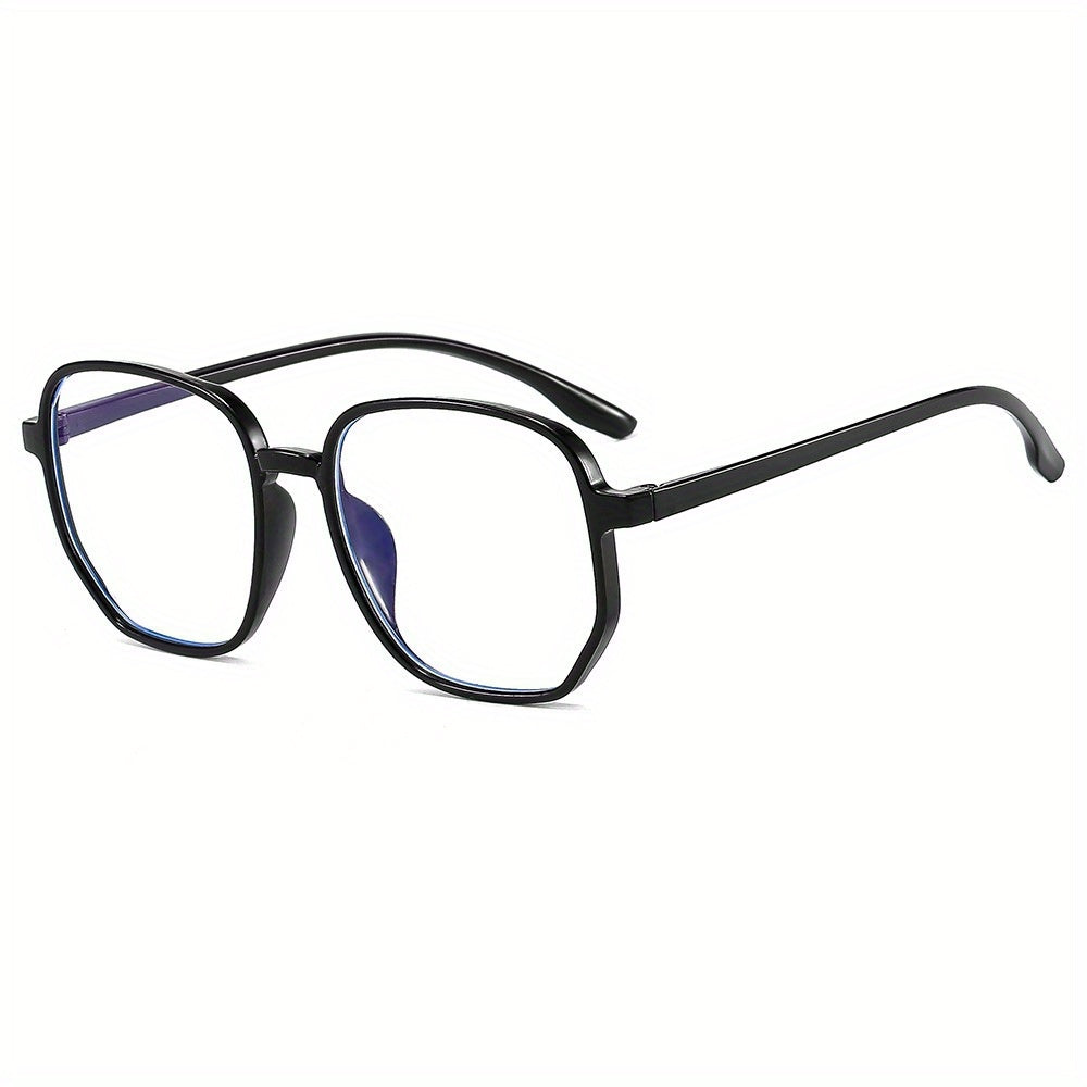 Square Clear Lens Glasses For Women Men Casual Jelly Frame Anti Light Glasses