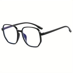 Square Clear Lens Glasses For Women Men Casual Jelly Frame Anti Light Glasses