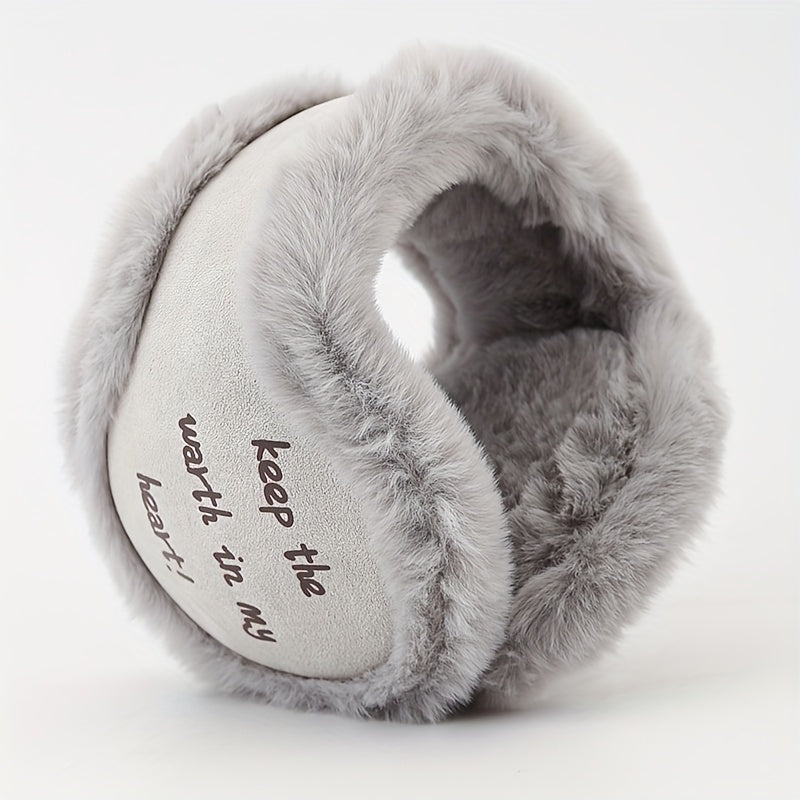 Cozy Comfort Women's Winter Ear Muffs with Embroidery