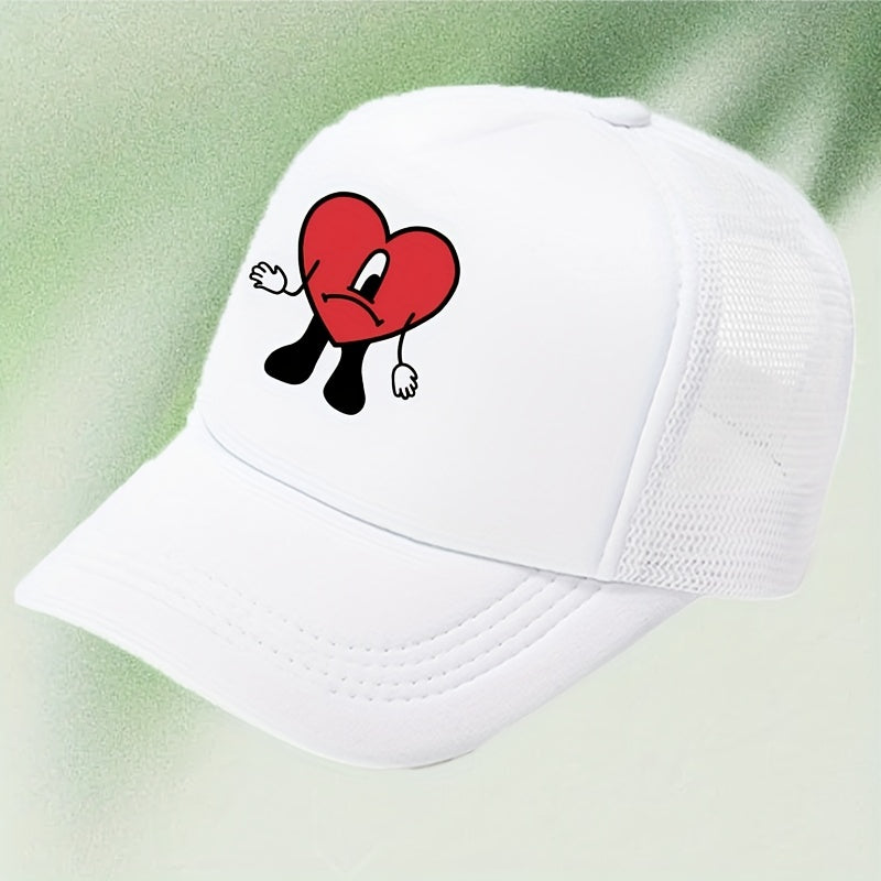 Printed Baseball Cap Casual Sun Hat For Men Women And Couple