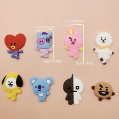 10 20pcs Cute Animal Shoes Charms for Phone Case Decoration