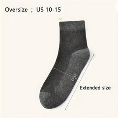 Men's Spring and Summer Mesh Socks - Thin Breathable Mid-Calf Socks