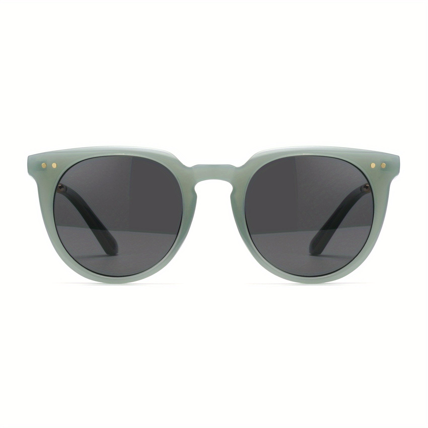 Retro Round Frame Men's Polarized Sunglasses UV Protection Sports Sunglasses