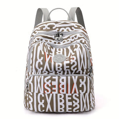 Flower Print Backpack Carry On Travel Bag For Luggage