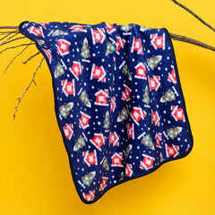 Cartoon Pattern Warm Pet Blanket Soft Dog Winter Blanket
