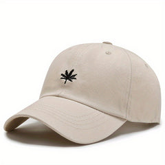 Maple Leaf Baseball Cap Mesh Hat Spring Summer Mens Womens Peaked Cap