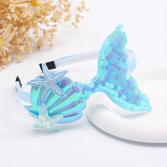 Mermaid Hair Band for Girls - Sweet Headwear for Daily Use & Party