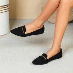 Women's Pointed Toe Ballet Flats Soft Sole Slip On Shoes Casual Walking