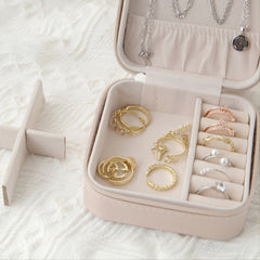 Portable Jewelry Storage Box - Jewelry Organizer Case