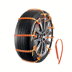 Car Snow Tire Chains 10PCS Universal Adjustable Emergency Portable Snow Chains