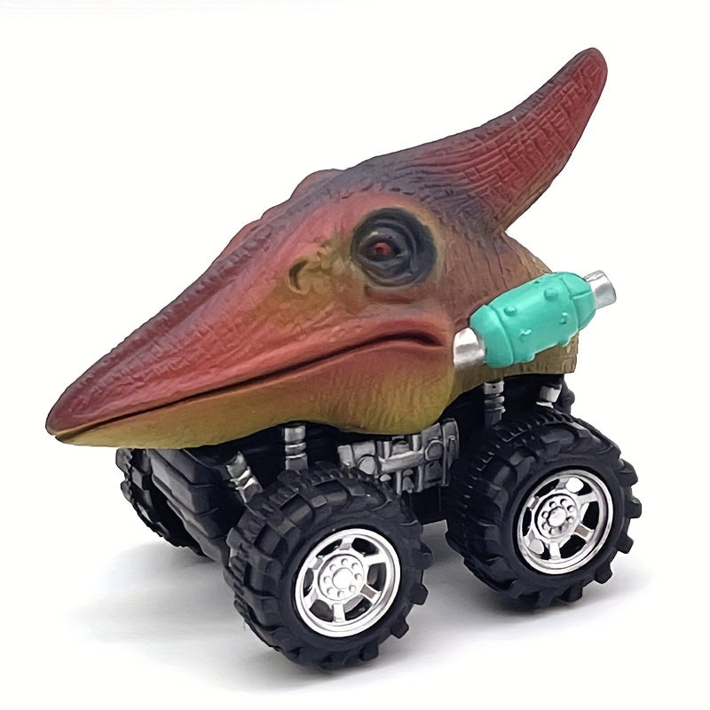 Dino Toy Pull Back Cars Mini Monster Truck Big Tires
