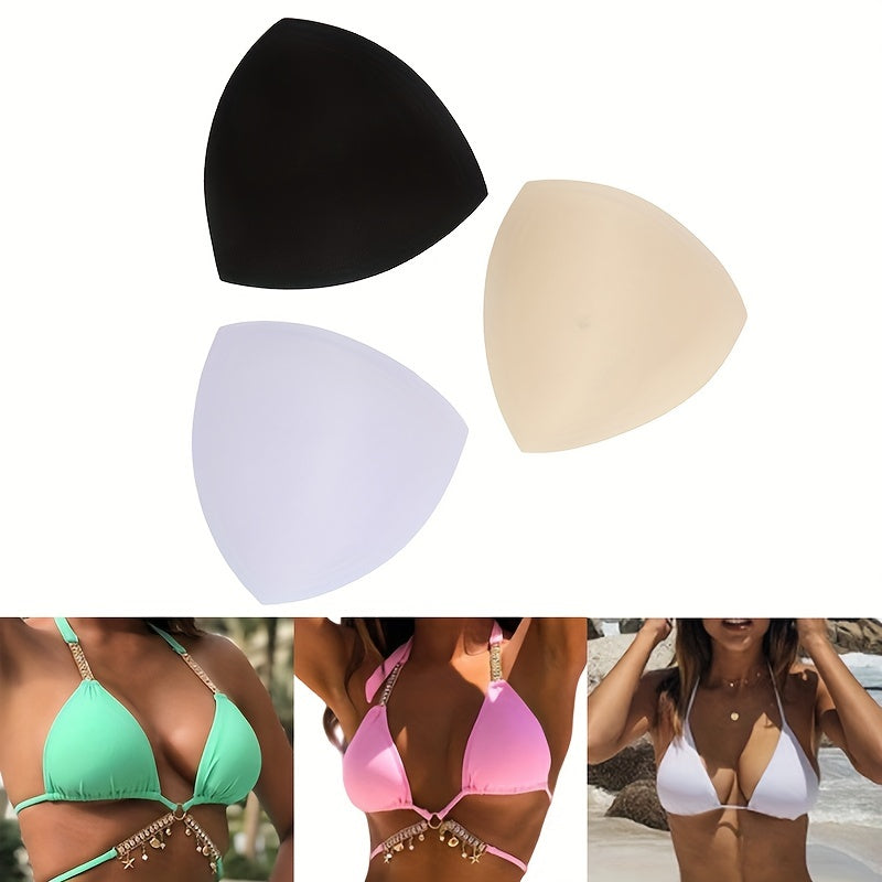Triangle Bra Insert Pads Anti-Convex Sponge Chest Enhancer Women's Lingerie