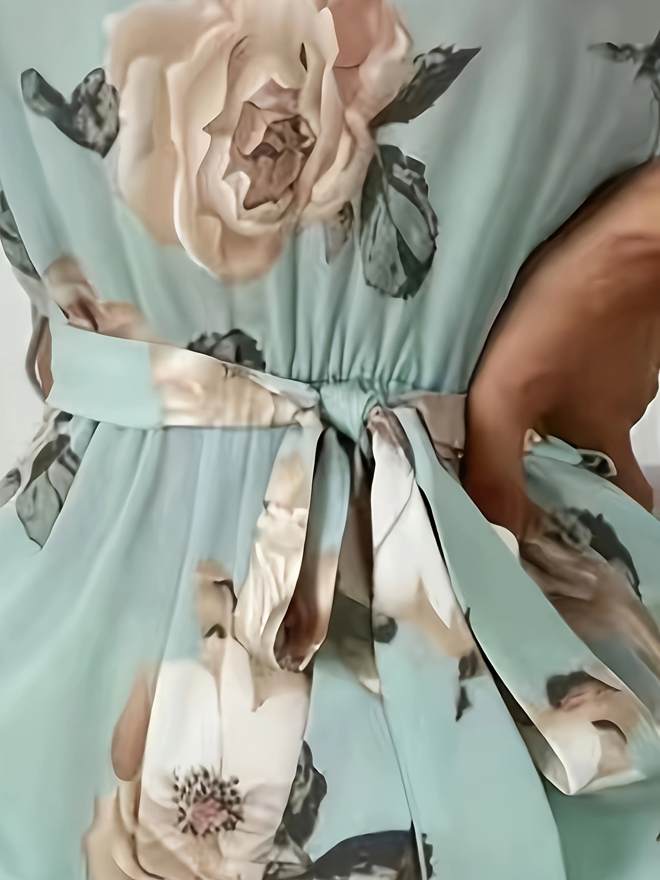 Floral Print Romper Jumpsuit Women's Clothing