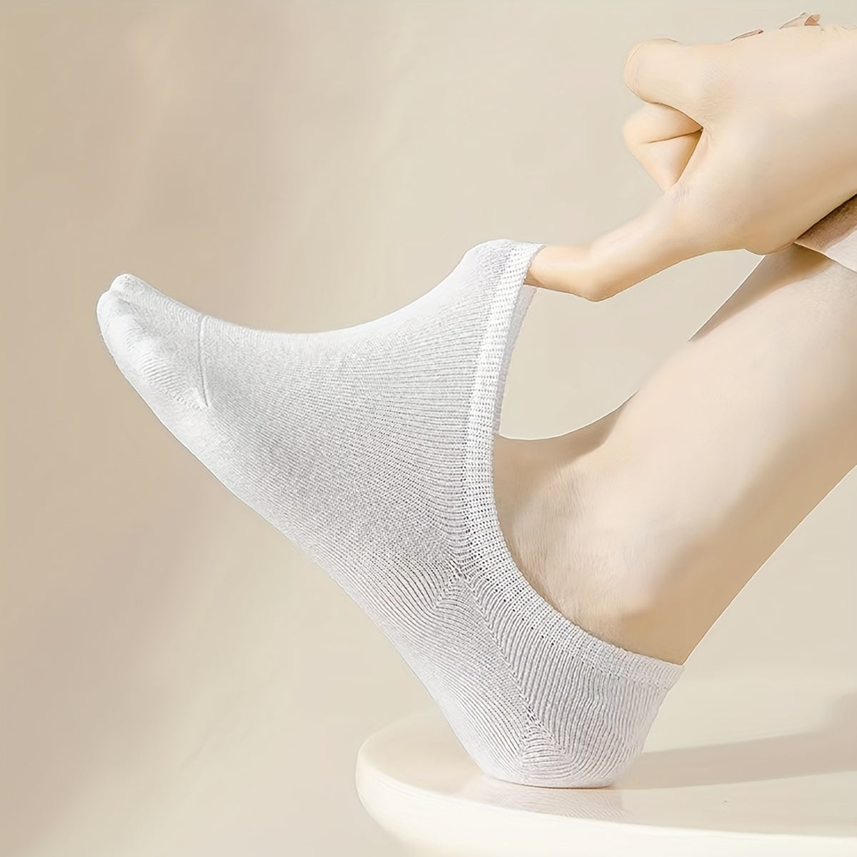 5 Pairs Soft & Lightweight Low Cut Ankle Socks Women's Stockings