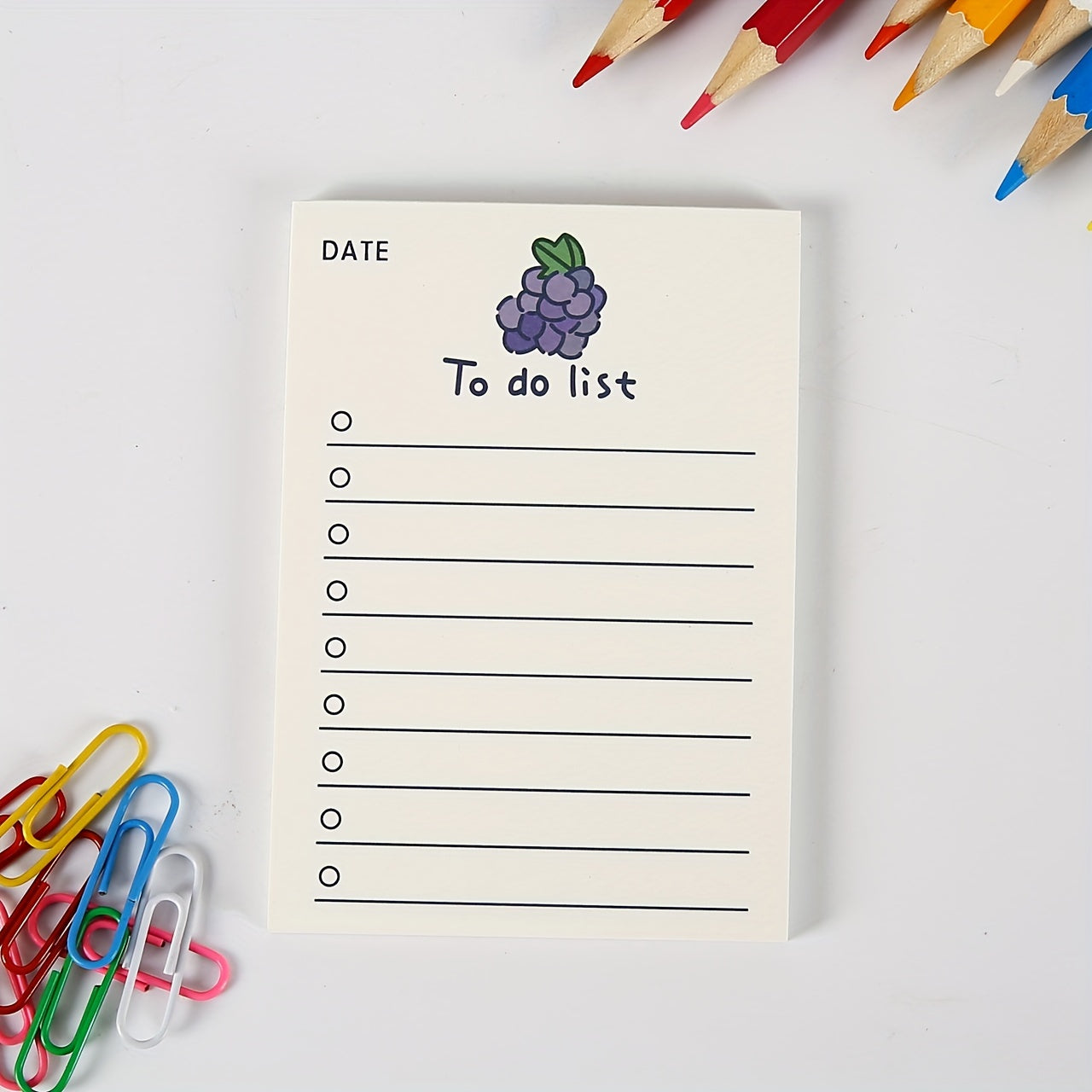 1pc To Do List Planner Memo Book Non sticky Planner Notepad