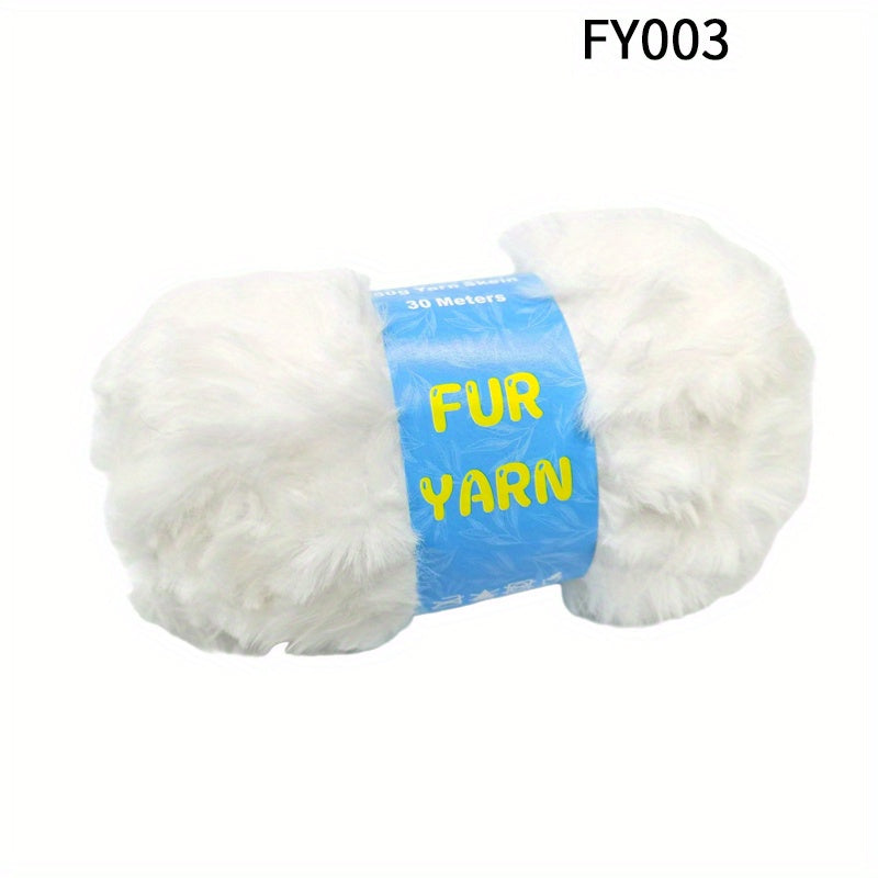 Soft Yarn Faux Mink Fur Yarn For DIY Knitting And Crocheting