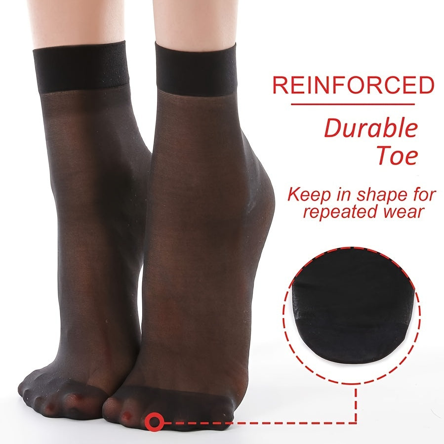 6 Pairs Comfy Crew Socks Breathable Women's Stockings