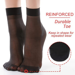 6 Pairs Comfy Crew Socks Breathable Women's Stockings