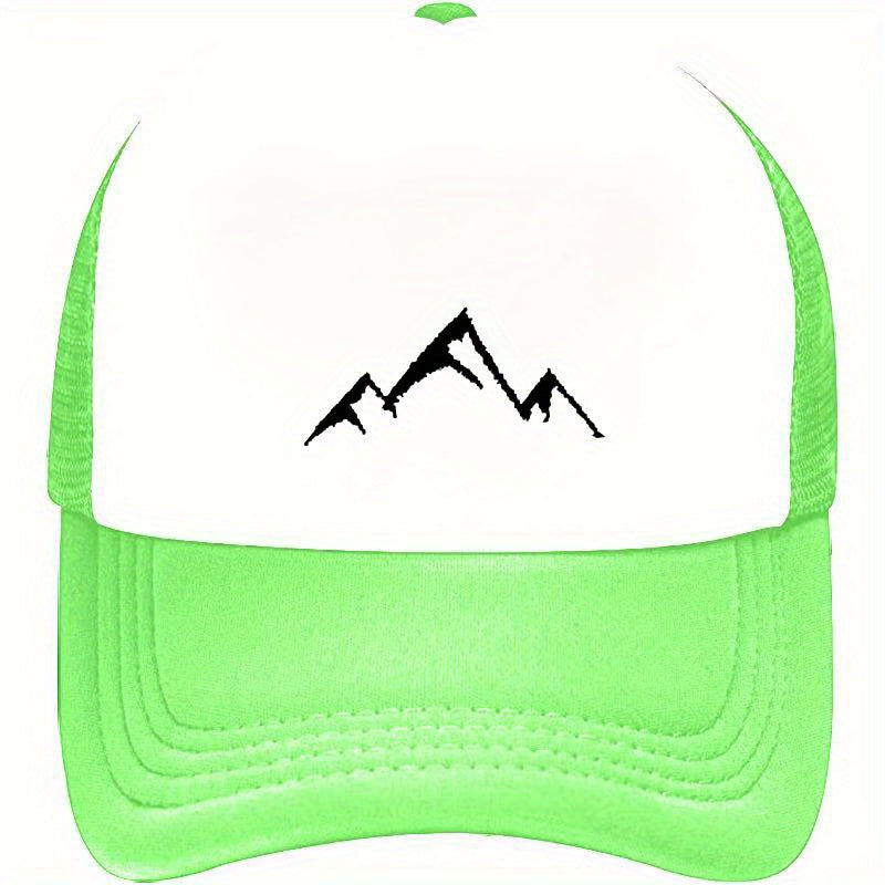 Mountain Dad Hat Soft Cotton Mesh Baseball Cap