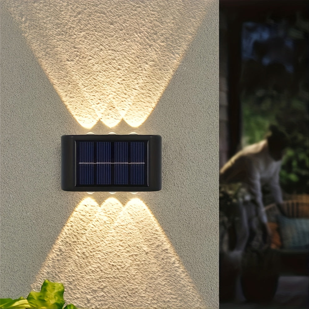 Outdoor Solar Wall Lights - Waterproof for Backyards, Patios, Decks