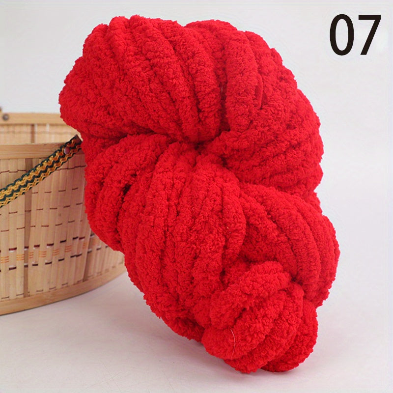 Chunky Chenille Yarn for Arm Knitting - Home Decor Projects