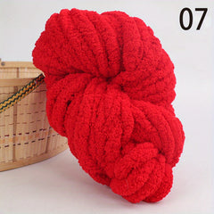 Chunky Chenille Yarn for Arm Knitting - Home Decor Projects