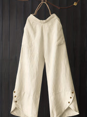  High Rise Wide Leg Pants