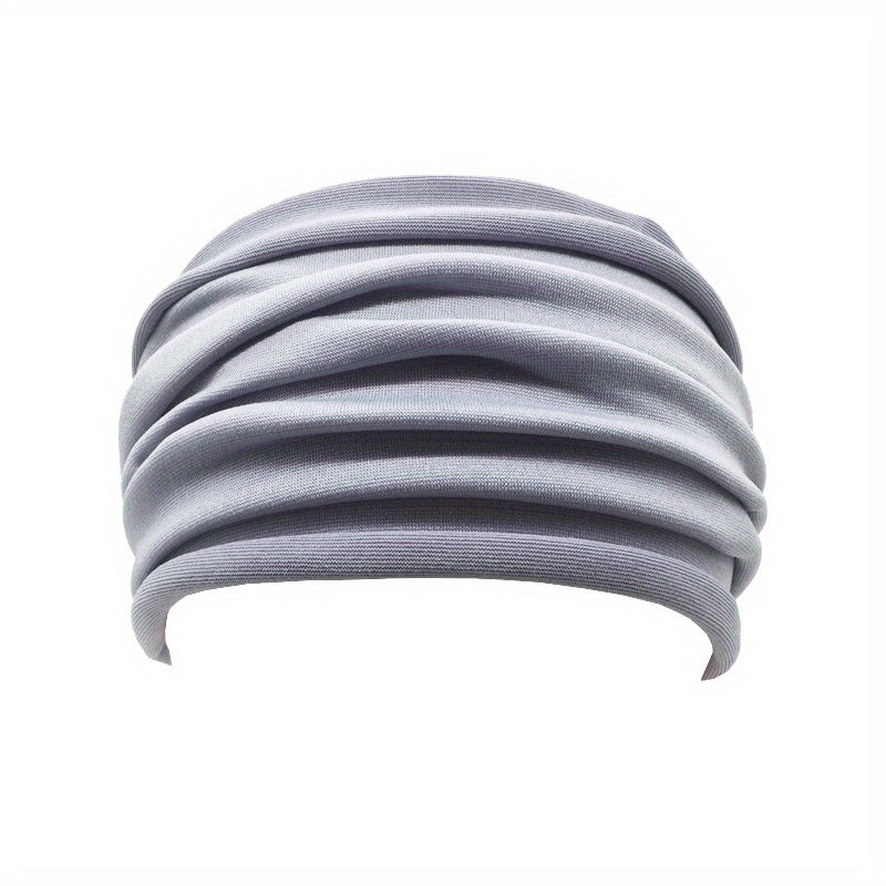 Bohemia Hair Ornaments Non Slip Elastic Wide Headband Stretchy Yoga Sports