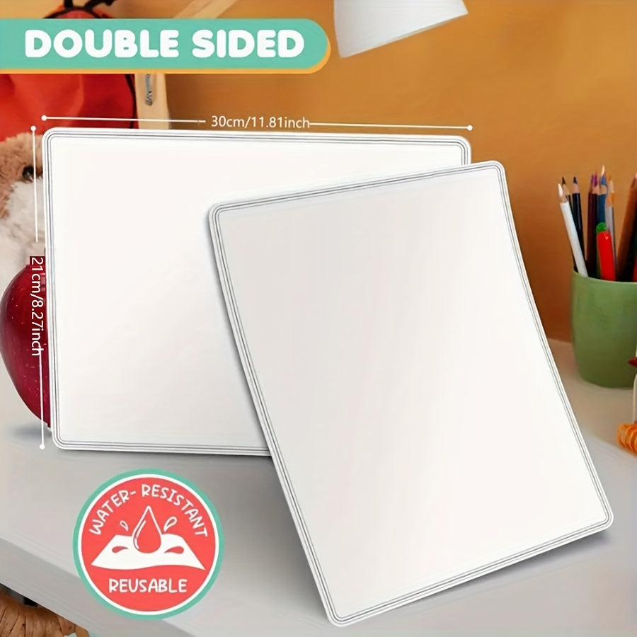 10pcs Small Dry Erase Sheets 21.01x30.0cm for Kids Teacher Class