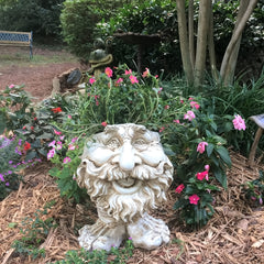 Head Planter Face Flower Pots Resin Head Plan