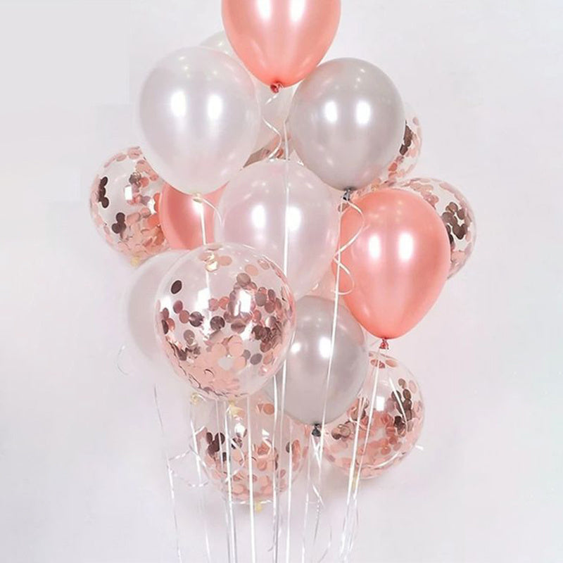 16pcs Rose Balloon Arch Bridge for Wedding Birthday Party Decor