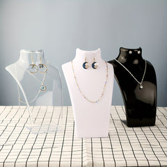 Plastic Neck Earrings Necklace Display Stand 1pc